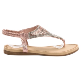 Bello Star Lässige Flip-Flops-Sandalen rosa