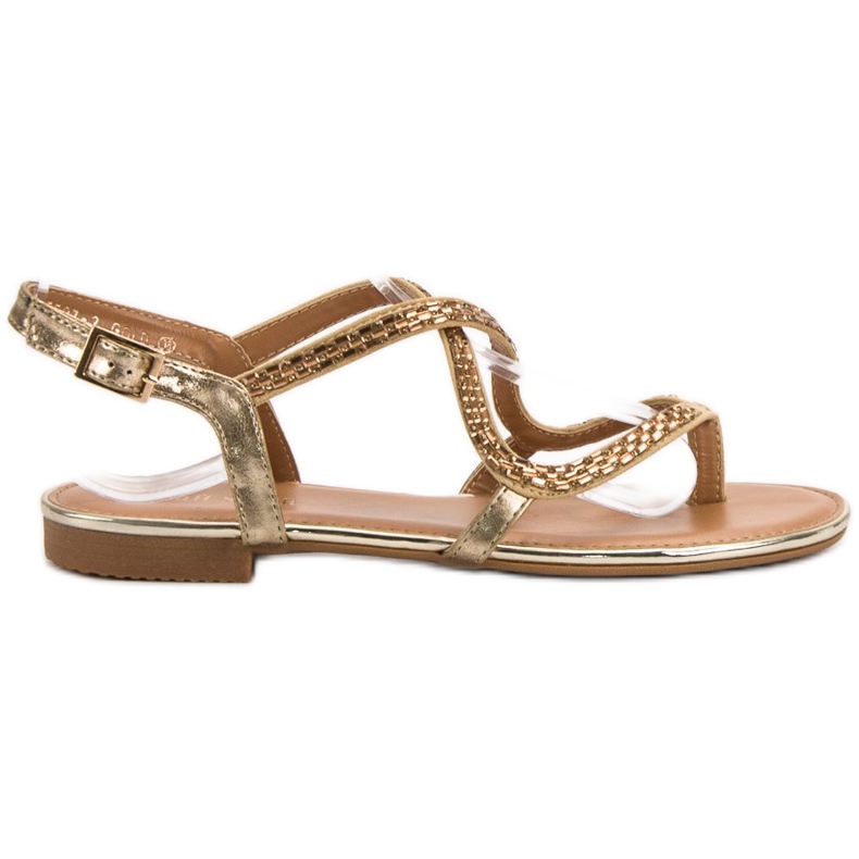 Small Swan Japanische Sandalen gelb