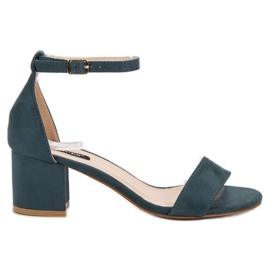 VICES Wildledersandalen blau