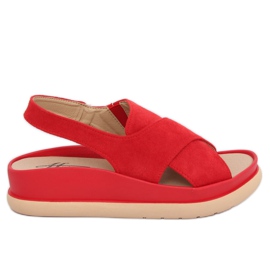 Rote Damensandalen G-202 Rot