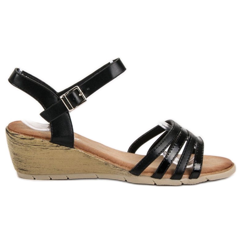 Renda Schwarze Sandalen