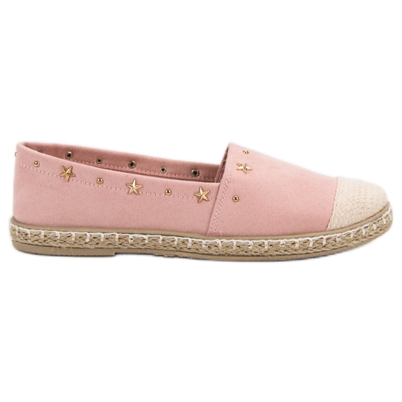 SHELOVET Espadrilles mit Jets rosa