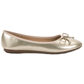 Renda Ballerina mit Schleife gelb