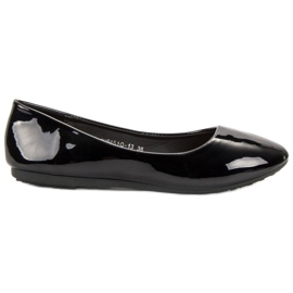 GUAPISSIMA Lackierte Ballerinas schwarz