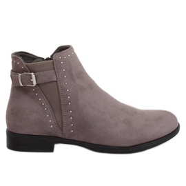 Graue Jodhpur-Stiefel für Damen 0-256 Grau
