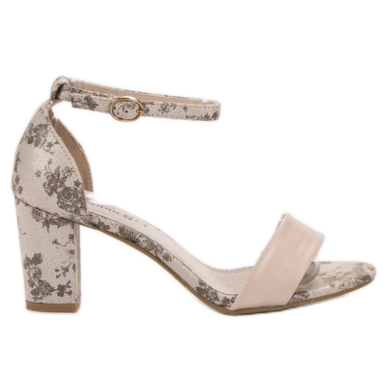 Goodin Stylische Sandalen mit hohen Absätzen braun