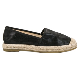 Forever Folie Schwarze Espadrilles
