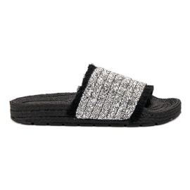 Bequeme VICES-Hausschuhe schwarz