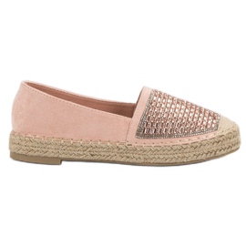 Espadrilles mit Zirkonia VICES rosa