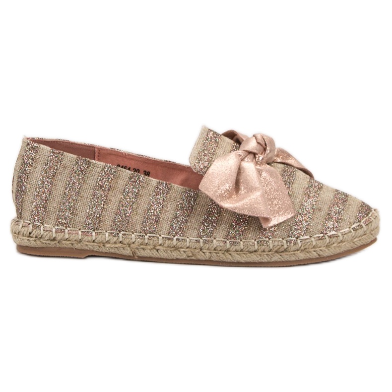 Espadrilles mit Glitzer VICES rosa