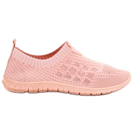 Renda Slip-On-Schuhe für Damen rosa