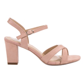 Annalisa Puder Sandalen rosa