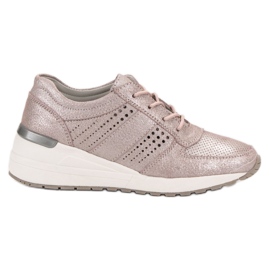 Lederschuhe VINCEZA rosa