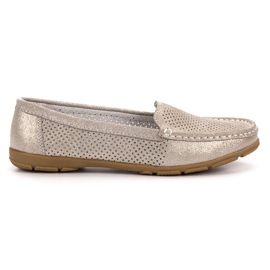 VINCEZA Lederslipper gelb