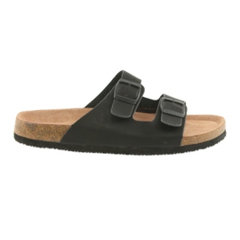 Herren profilierte Big Star 174605 schwarze Hausschuhe