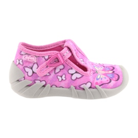 Befado Kinderschuhe 110P352 blau rosa