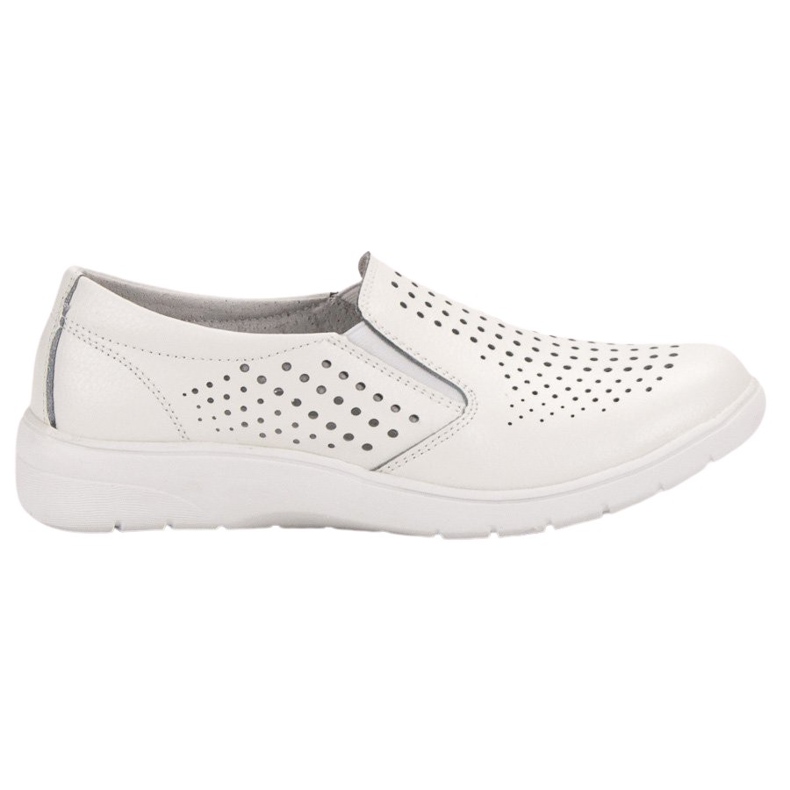 Kylie Weiße Lederschuhe