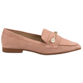 VICES Wildleder-Loafer rosa