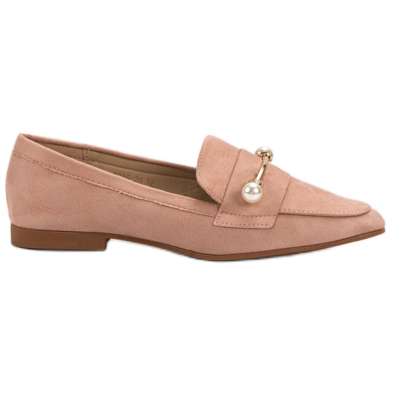 VICES Wildleder-Loafer rosa