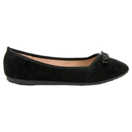GUAPISSIMA Ballerinas mit Glitzer schwarz