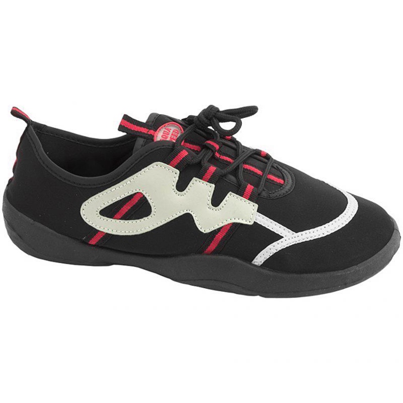 Aqua-Speed ​​Strandschuhe schwarz, grau und rot 19A