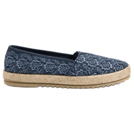 VICES blaue Espadrilles