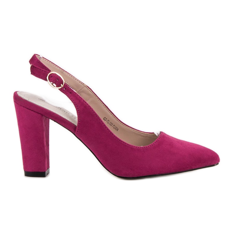 Goodin Pumps mit offenem Absatz rosa