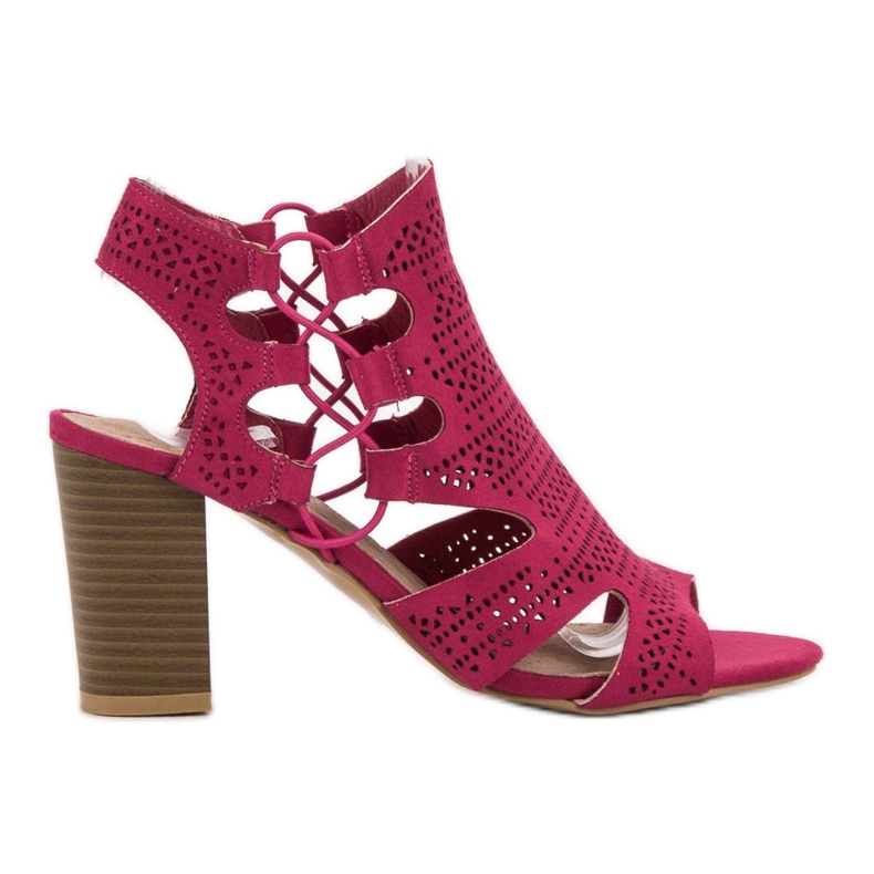 Goodin Modische Fuchsia Sandalen rosa