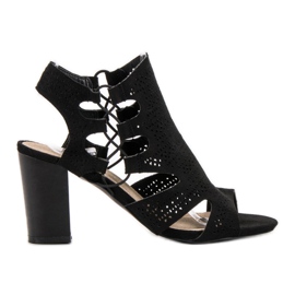 Goodin Modische schwarze Sandalen