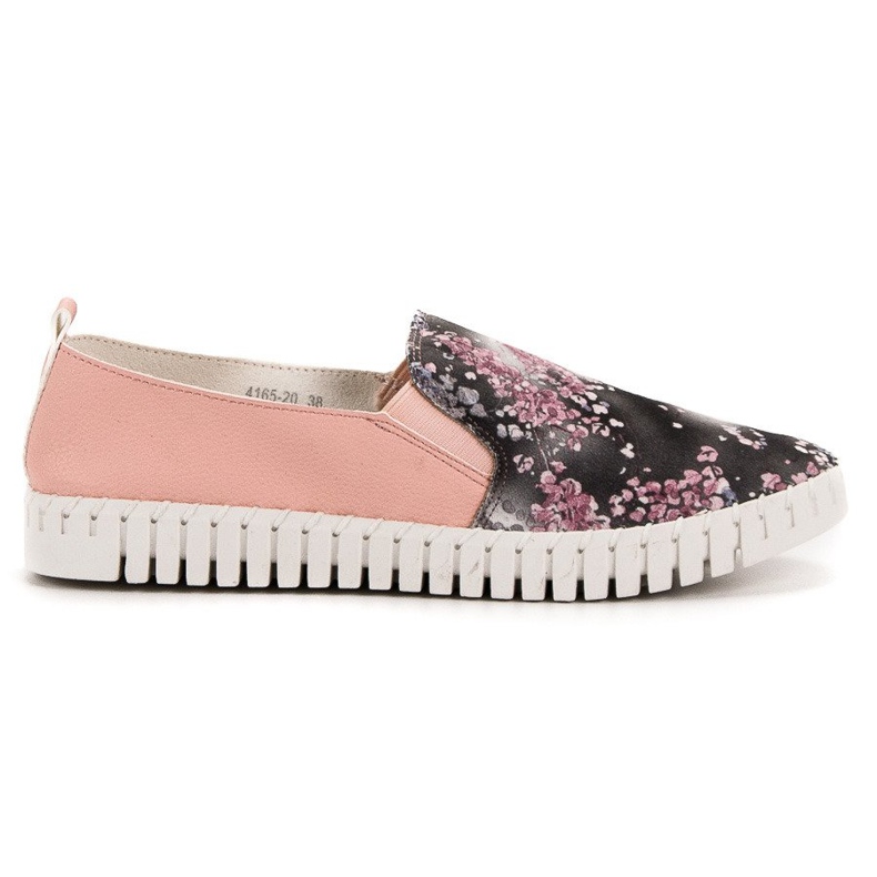Vices Slipons mit Muster mehrfarbig rosa