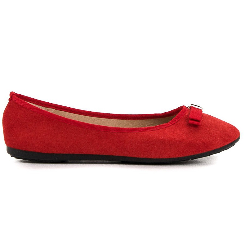 GUAPISSIMA Ballerinas mit Glitzer rot