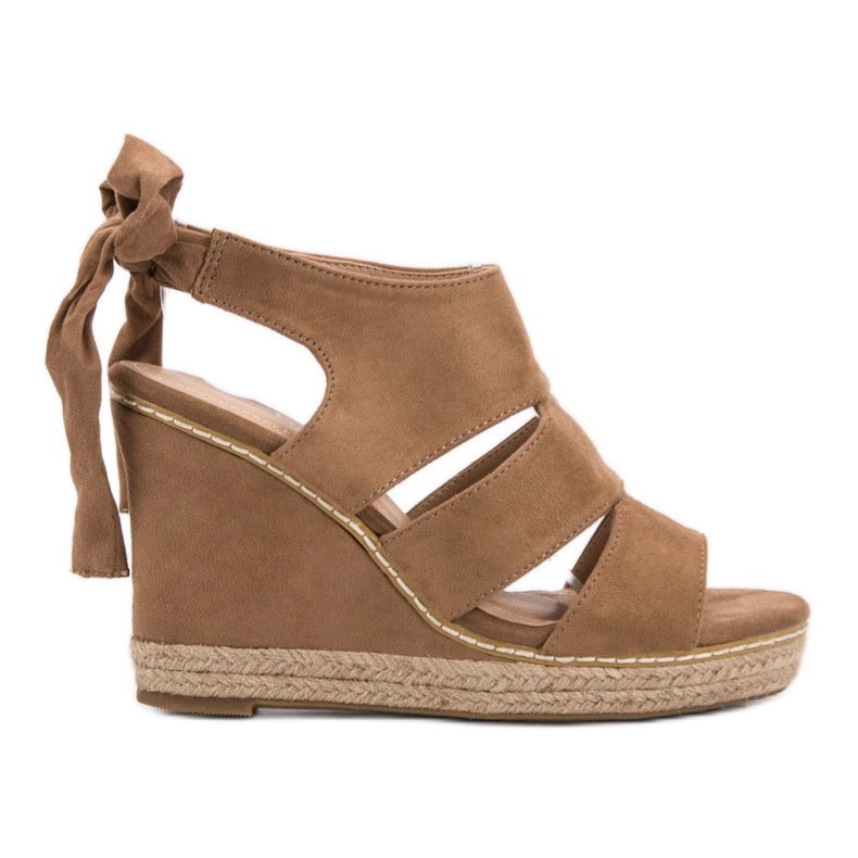 Anesia Paris Keilsandalen braun