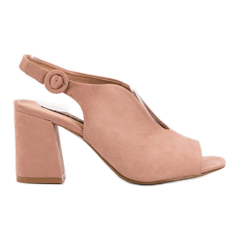 Milaya Gebaute Sandalen rosa