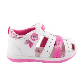 American Club American DR18 Mädchensandalen weiß rosa
