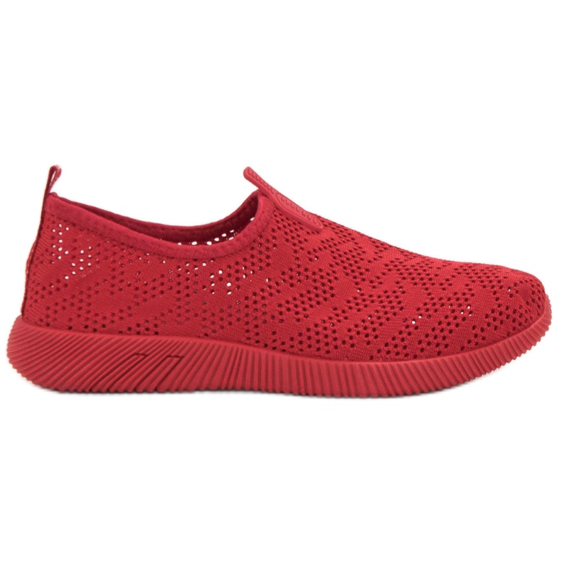 SHELOVET Slip-on Textilschuhe rot