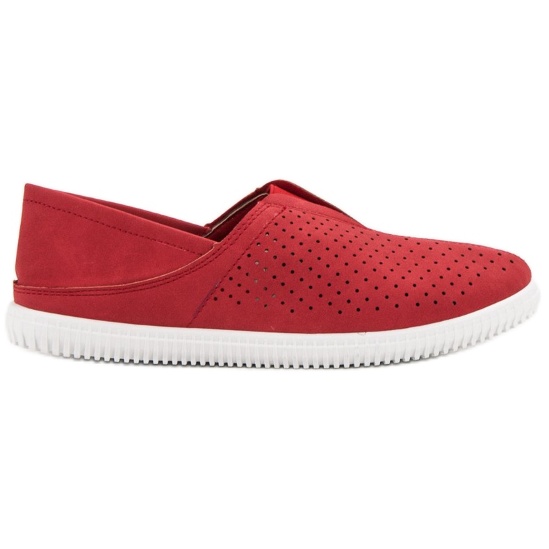 Super Mode Bequeme Sneaker zum Hineinschlüpfen rot