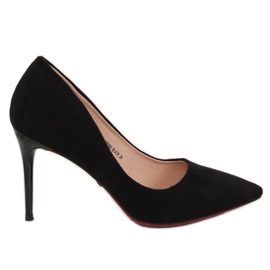 Pumps auf schwarzem E22369 Schwarzer Pin