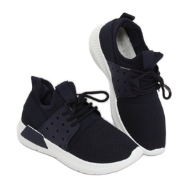 Marineblaue Sportschuhe 7781-Y Blau navy blau
