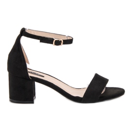 VICES Wildledersandalen schwarz