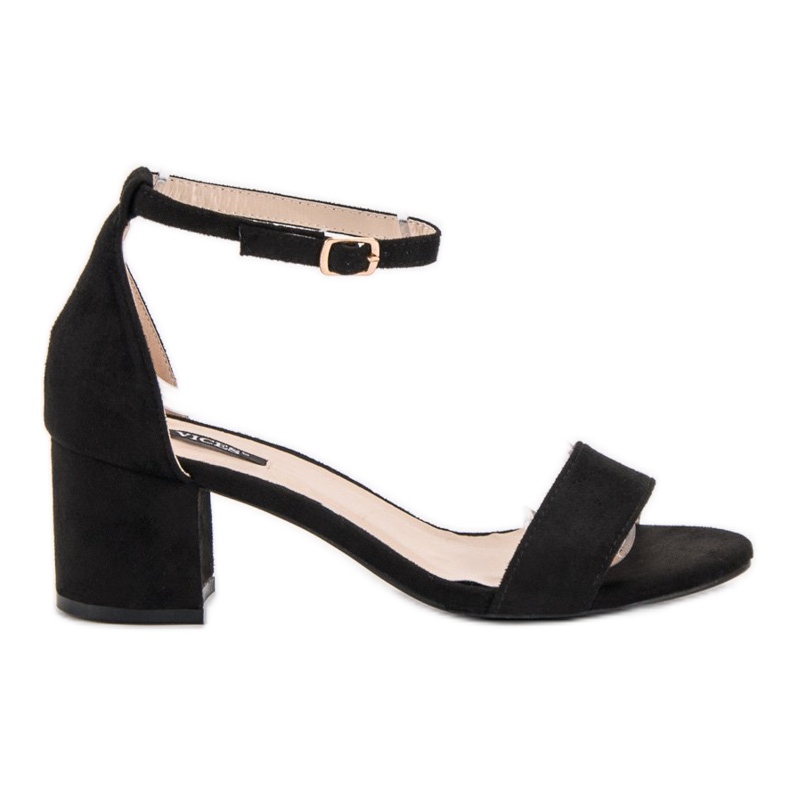 VICES Wildledersandalen schwarz