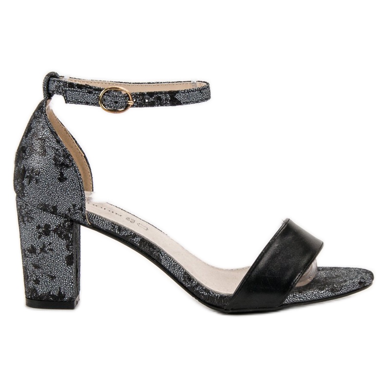 Goodin Stylische Sandalen mit hohen Absätzen grau