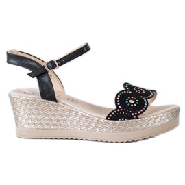 Kylie Lässige Sandalen schwarz