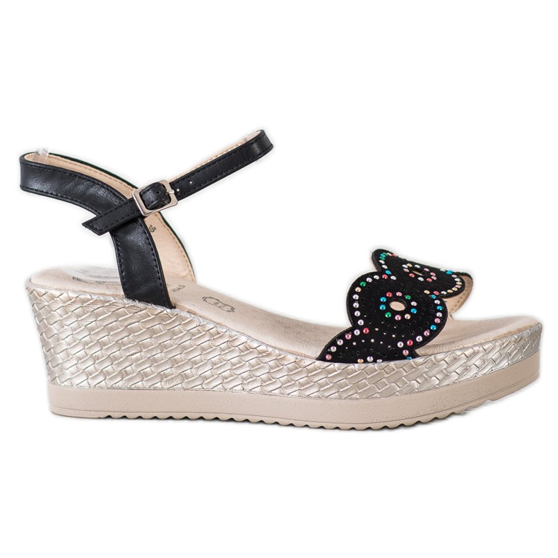 Kylie Lässige Sandalen schwarz