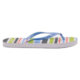 SHELOVET Leichte Flip-Flops blau