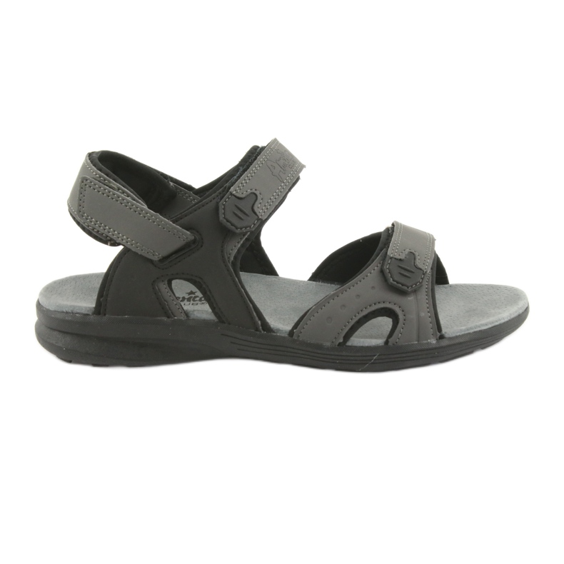 American Club American HL09 schwarz / graue Sportsandalen