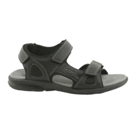 American Club American HL06 schwarze Sportsandalen