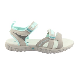 American Club Amerikanische Sandalen Sport Sport HL14 Grau/Grün
