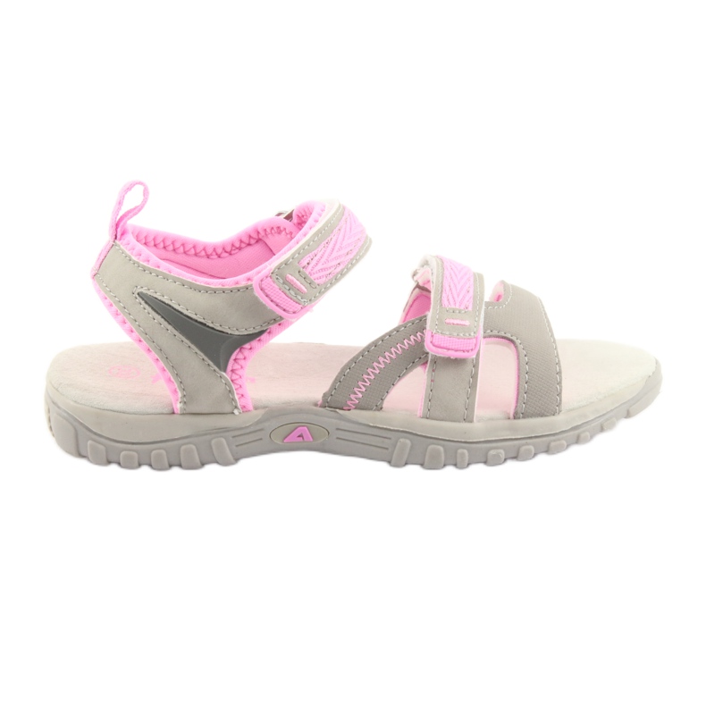 American Club Amerikanische Sandalen Sport Sport HL14 GRAU/Pink