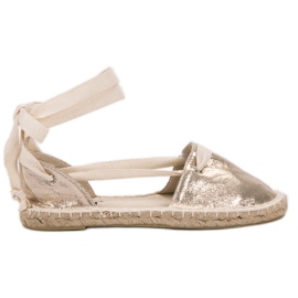 Cm Paris Geknotete Espadrilles gelb
