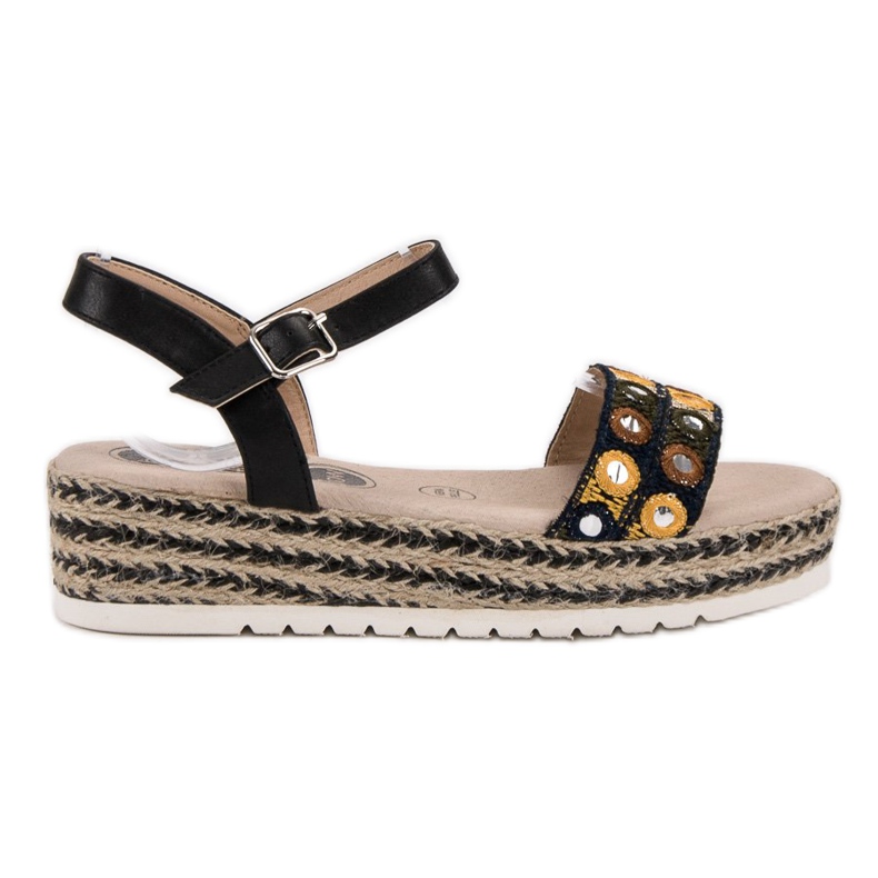 SHELOVET Sandalen auf der Plattform schwarz